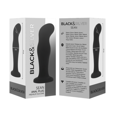 BLACKSILVER SEAN PLUG ANAL SILICONA PREMIUM NEGRO