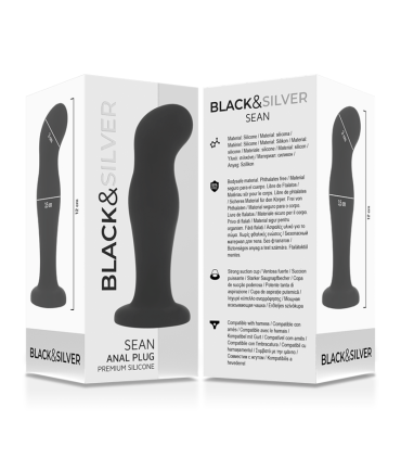 BLACKSILVER SEAN PLUG ANAL SILICONA PREMIUM NEGRO