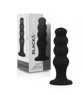 BLACKSILVER SCOTT PLUG ANAL SILICONA PREMIUM NEGRO