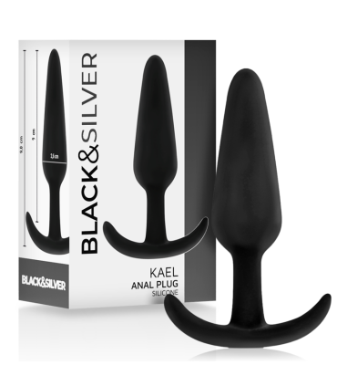 BLACKSILVER KAEL PLUG ANAL SILICONA CON ASA MEDIANO