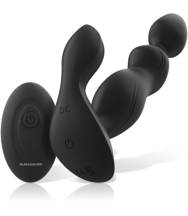 BLACKSILVER CORA PLUG PROSTATICO SILICONA CONTROL REMOTO