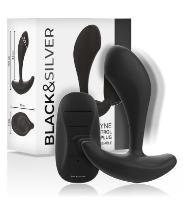 BLACKSILVER DWAYNE PLUG ANAL SILICONA CONTROL REMOTO