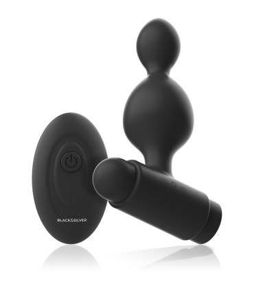 BLACKSILVER TUCKER PEQUENO PLUG ANAL SILICONA CONTROL REMOTO
