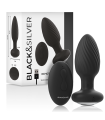 BLACK&SILVER - WELLS PLUG ROTADOR ANAL SILICONA CONTROL REMOTO