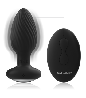 BLACKSILVER WELLS PLUG ROTADOR ANAL SILICONA CONTROL REMOTO