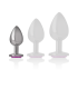 INTENSE PLUG ANAL METAL ALUMINIO CORAZON ROSA TALLA S