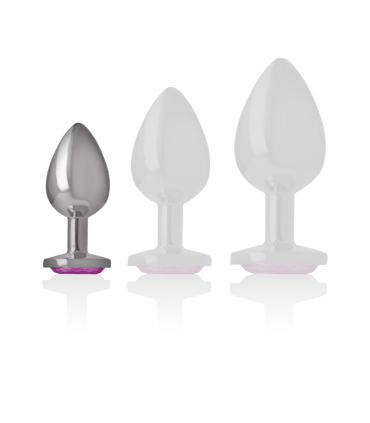 INTENSE PLUG ANAL METAL ALUMINIO CORAZON ROSA TALLA S
