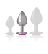INTENSE PLUG ANAL METAL ALUMINIO CORAZON ROSA TALLA M