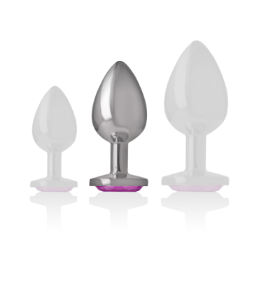 INTENSE PLUG ANAL METAL ALUMINIO CORAZON ROSA TALLA M