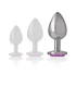 INTENSE PLUG ANAL METAL ALUMINIO CORAZON ROSA TALLA L
