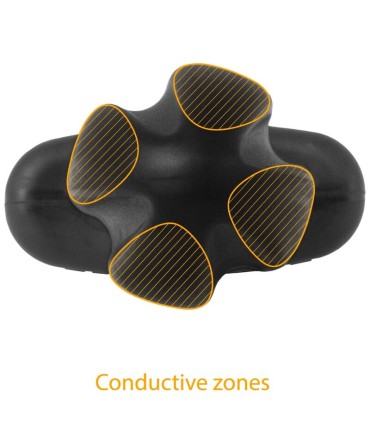 ELECTRASTIM TARTARUS PLUG ANAL SILICONA QUADRIPOLAR NEGRO