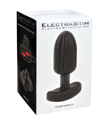 ELECTRASTIM TARTARUS PLUG ANAL SILICONA QUADRIPOLAR NEGRO