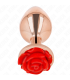 KINK PLUG ANAL ORO ROSADO ROSA ROJA L