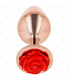 KINK PLUG ANAL ORO ROSADO ROSA ROJA S