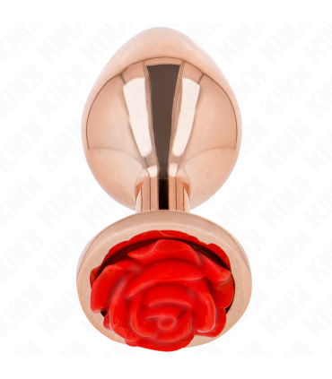 KINK PLUG ANAL ORO ROSADO ROSA ROJA S