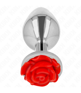 KINK PLUG ANAL ROSA ROJA TALLA L