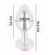 KINK PLUG ANAL ROSA ROJA TALLA L