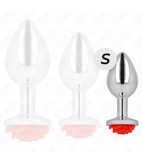 KINK PLUG ANAL ROSA ROJA TALLA S