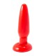 BAILE PLUG ANAL PEQUENO ROJO 15 CM