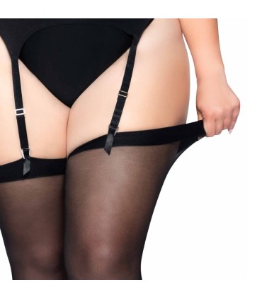 LEG AVENUE MEDIAS NEGRAS PLUS