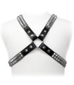 LEATHER BODY - PYRAMID STUD HARNESS
