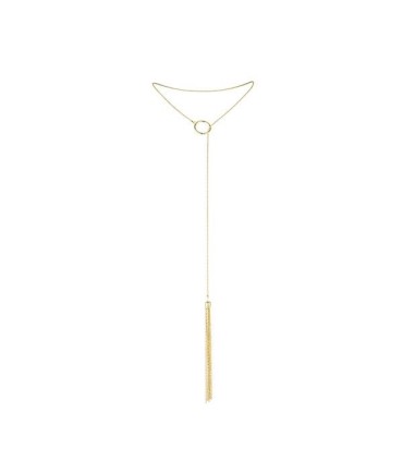 BIJOUX MAGNIFIQUE COLLAR METLICO CON FLECOS DORADO