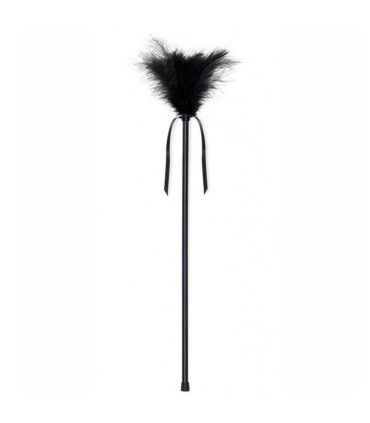 SECRETPLAY PLUMERO PLUMAS NEGRO 40 CM