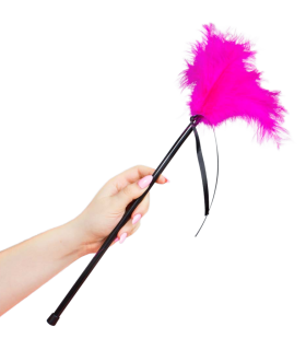 SECRETPLAY PLUMERO PLUMAS ROSA 40 CM