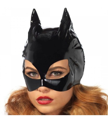 LEG AVENUE MASCARA DE CATWOMAN VINILO NEGRO