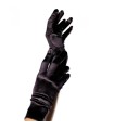 LEG AVENUE - GUANTES SATIN NEGRO
