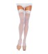 LEG AVENUE OUTLET MEDIAS DE NYLON CON ENCAJE SUPERIOR PLUS