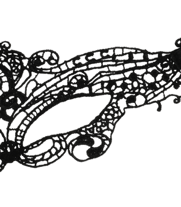 COQUETTE CHIC DESIRE ANTIFAZ ENCAJE NEGRO FINO