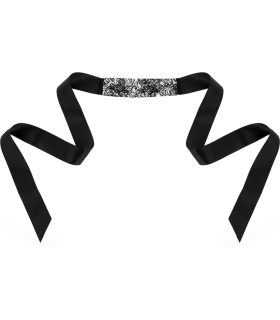 COQUETTE CHIC DESIRE ANTIFAZ ENCAJE NEGRO CINTA