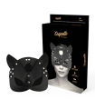 COQUETTE CHIC DESIRE - MASCARA CUERO VEGANO CON OREJAS DE GATO