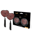 COQUETTE CHIC DESIRE - CUBRE PEZONES ROJO / NEGRO