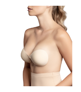 BYE BRA SUJETADOR INVISIBLE BEIGE COPA D