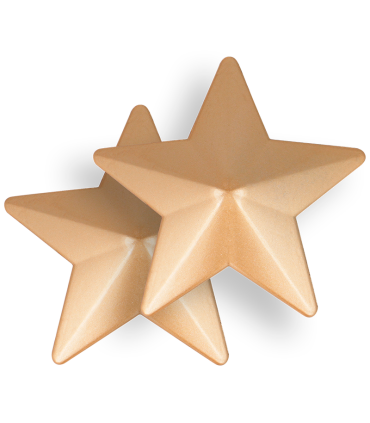 COQUETTE CHIC DESIRE CUBRE PEZONES METAL ESTRELLAS