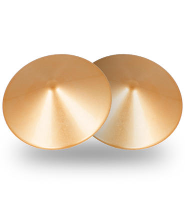 COQUETTE CHIC DESIRE CUBRE PEZONES METAL CIRCULOS DORADOS