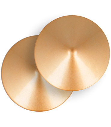 COQUETTE CHIC DESIRE CUBRE PEZONES METAL CIRCULOS DORADOS