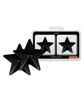 COQUETTE CHIC DESIRE CUBRE PEZONES METAL ESTRELLAS NEGRAS