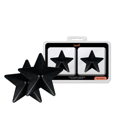 COQUETTE CHIC DESIRE CUBRE PEZONES METAL ESTRELLAS NEGRAS
