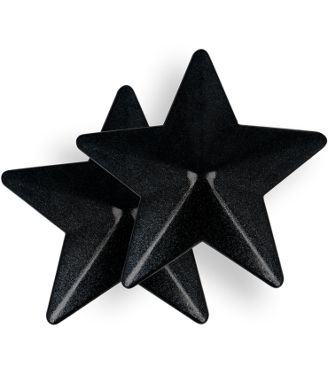 COQUETTE CHIC DESIRE CUBRE PEZONES METAL ESTRELLAS NEGRAS