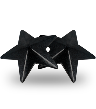 COQUETTE CHIC DESIRE CUBRE PEZONES METAL ESTRELLAS NEGRAS