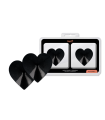 COQUETTE CHIC DESIRE - CUBRE PEZONES METAL CORAZONES NEGROS