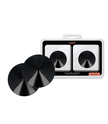 COQUETTE CHIC DESIRE CUBRE PEZONES METAL CIRCULOS NEGROS