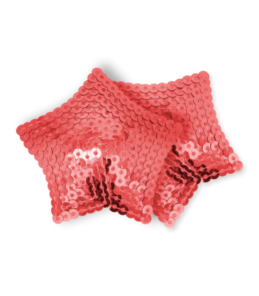 OHMAMA FETISH PEZONERAS ESTRELLA LENTEJUELAS ROJO