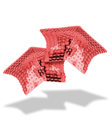 OHMAMA FETISH PEZONERAS ESTRELLA LENTEJUELAS ROJO