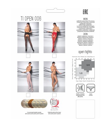 PASSION TIOPEN 006 MEDIAS ROJO 1 2 30 DEN