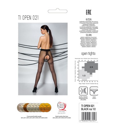 PASSION TIOPEN 021 MEDIAS NEGRO 3 4 20 DEN