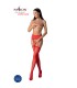 PASSION S028 MEDIAS CON LIGUERO ROJO TALLA UNICA